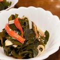 ma2kaboch's cooksnap of when they made 竹輪とわかめの酢の物.
