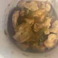 蜜柑の花's cooksnap of when they made レンジで簡単　鶏胸のピリ辛ゴマ味噌和え.