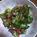クック00Q0QZ☆'s cooksnap of when they made お弁当★オクラのさっぱり梅おかか★常備菜.
