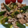 クックHBQ370☆'s cooksnap of when they made 豚肉とピーマンと長ネギの焼き肉のタレ炒め.