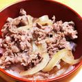 RIKAっち☆'s cooksnap of when they made 簡単！お砂糖なしでも美味しい牛丼♡.