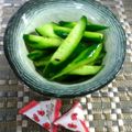 ゆうかりおん's cooksnap of when they made きゅうり消費メニュー梅昆布茶で即席浅漬け.