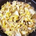 milsalud's cooksnap of when they made キャベツとひき肉の味噌炒め.