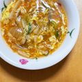 ありみりん♡'s cooksnap of when they made キムチと油揚げの酸辣湯.