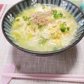 ぱふ's cooksnap of when they made 卵とじサッポロ一番塩ラーメン.