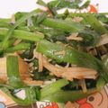 クックS5N2AF☆'s cooksnap of when they made ニラ炒め！エノキとちくわ入り.