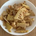ポメちょん's cooksnap of when they made 簡単おつまみ＊筍のめんつゆマヨソテー＊.