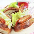在宅勤務のおじさん's cooksnap of when they made 簡単♪バケットサンド.