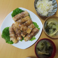 よちりん's cooksnap of when they made 豆腐の豚肉巻き★照り焼きマヨソース★.