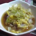 ぬこひめゆき's cooksnap of when they made 簡単☆春キャベツの卵とじ.