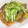 papikun's cooksnap of when they made ナスとひき肉の中華風春雨サラダ.