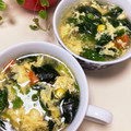 kpえもん♪'s cooksnap of when they made 簡単　ほうれん草と卵のふわとろ中華スープ.