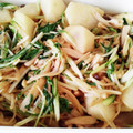 にょりんいこ's cooksnap of when they made 長芋と水菜のバター醤油炒め.