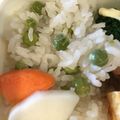 かずくん☆'s cooksnap of when they made グリンピース豆ご飯.