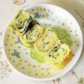 ネコかえる's cooksnap of when they made 大葉の卵焼き.