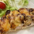 まさりなままさん's cooksnap of when they made ハッセルバック・チキン（きのこチーズ）.