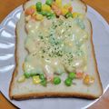 クックY08S17☆'s cooksnap of when they made 一人ご飯に♪ミックスベジトースト☆.
