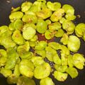 ちいjam's cooksnap of when they made そら豆のガーリック炒め.