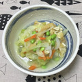 おはなすき's cooksnap of when they made キャベツと枝豆・うす揚げの煮物♪.