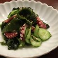 クック5E2Q86☆'s cooksnap of when they made 明石海峡ワカメとタコときゅうりの酢の物.