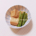 まあまま☆0403's cooksnap of when they made 油揚げとさやえんどうの煮物(煮浸し)副菜.