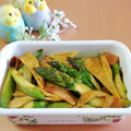 Newチヨコっと♪'s cooksnap of when they made 簡単★アスパラきのこのマヨカレー炒め✿.