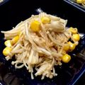 ばたみそーぱん☆'s cooksnap of when they made えのきとコーンのポン酢バターソテー.