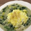Yokchina's cooksnap of when they made モッツァレラチーズのスクランブルエッグ.