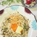 まめまるM's cooksnap of when they made 釜玉バターうどん！.