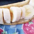 ♡ハムスター＆柴犬♪'s cooksnap of when they made 簡単、まな板要らず‼️なバナナの切り方☆.