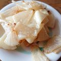 るるそら's cooksnap of when they made 簡単すぐできる！大根のガリバタチーズ炒め.