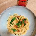 トモのごはん's cooksnap of when they made ウドとクルミのペペロンチーノ.