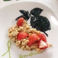えり巻きとかげ's cooksnap of when they made 苺のオートミールバー.
