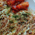 Haaaaruuuu's cooksnap of when they made 節約メニュー☆もやしと納豆のお好み焼き風.