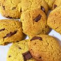 オレンジよこはま's cooksnap of when they made ひよこ豆パウダーのチョコチップクッキー.