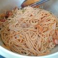 ひんべえ's cooksnap of when they made 牛乳で喫茶店風！我が家のナポリタン♪.