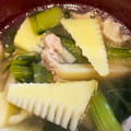 mansk's cooksnap of when they made 簡単！タケノコと豚肉の中華風スープ.