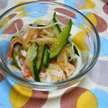 ぱんだとこぱんだ's cooksnap of when they made キュウリとクラゲの中華和え.