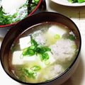 ネコかえる's cooksnap of when they made これぞ日本の味！私流イワシのつみれ味噌汁.