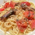 クックM6DK2O☆'s cooksnap of when they made イワシ缶とトマトのパスタ.