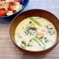 すみにゃんごろ's cooksnap of when they made 鮭と白菜の食べるミルクスープ♪.