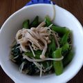 クック00Q0QZ☆'s cooksnap of when they made チンゲン菜とえのきの中華煮.