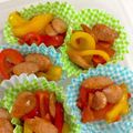 ☆megunyan☆'s cooksnap of when they made パプリカとウインナーのオイスター炒め.