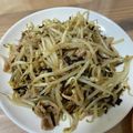 ながぴー♧'s cooksnap of when they made 簡単！豚こまともやしの塩昆布炒め.