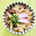 kose's cooksnap of when they made 鶏ごぼう舞茸そば.