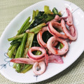 ティモ333's cooksnap of when they made スピード簡単イカと小松菜炒め.