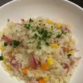 opalring's cooksnap of when they made 炊飯器で簡単*ベーコンピラフ.