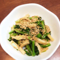 クック1CZ9F4☆'s cooksnap of when they made 魚肉ｿｰｾｰｼﾞとほうれんそうのナムル.
