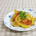 umemodoki's cooksnap of when they made 人参とパプリカの塩きんぴら.