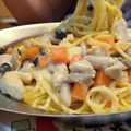 こきなりチャンネル父's cooksnap of when they made 子供喜ぶ☆豆乳クリームパスタ.